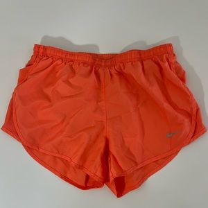 Nike Orange Dri Fit Running Shorts